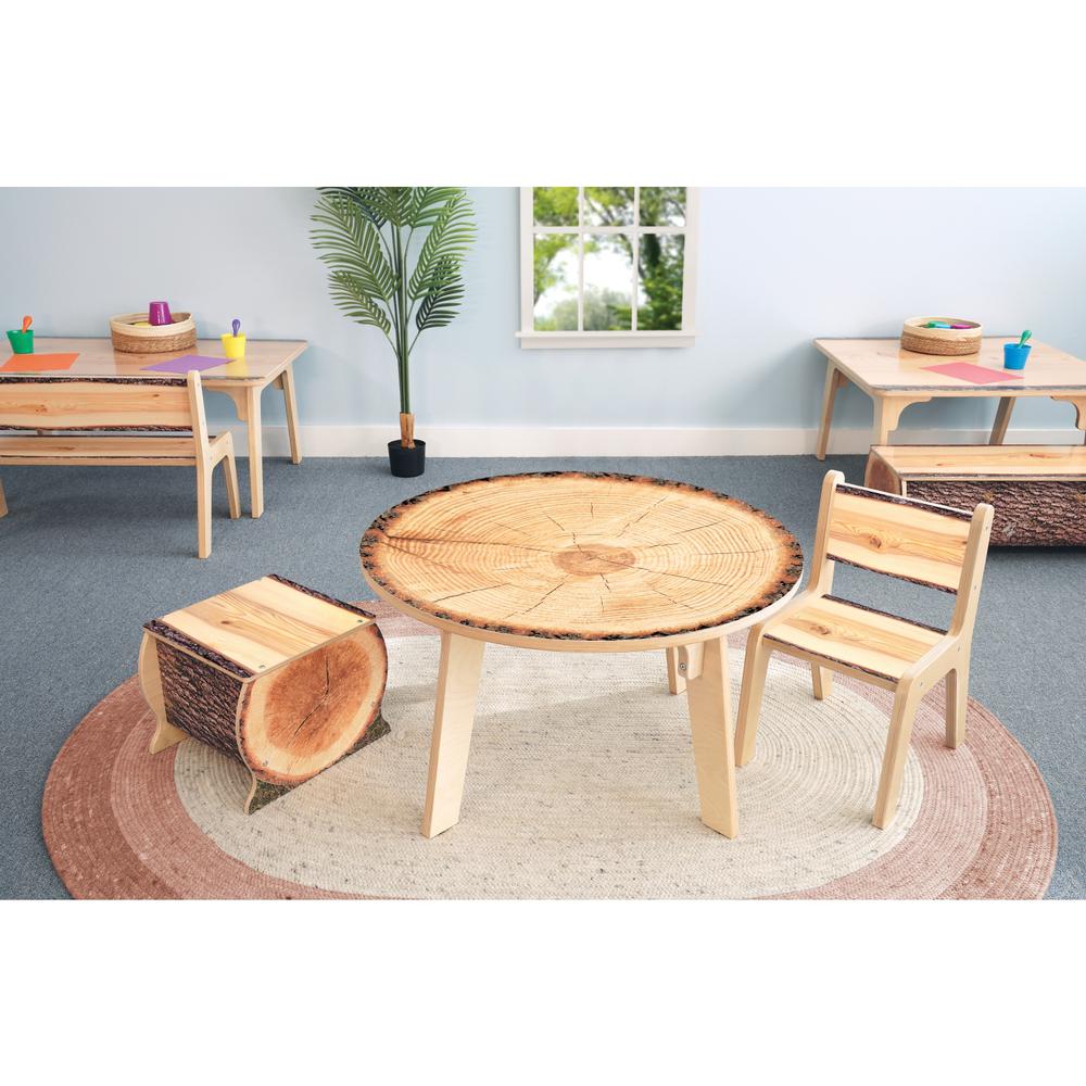 Nature View Live Edge Round Table 18H