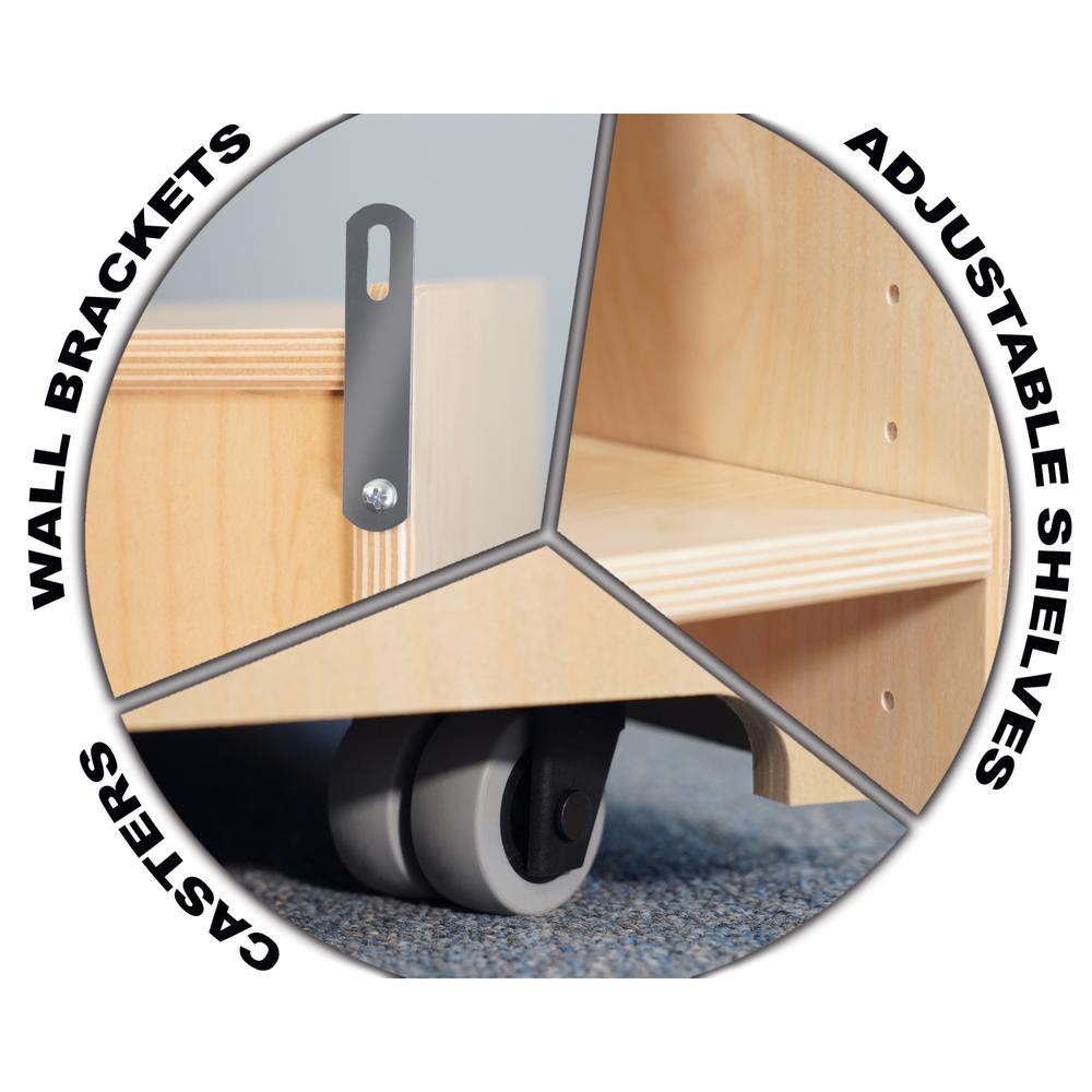 Mobile Shelf Cabinet 48H