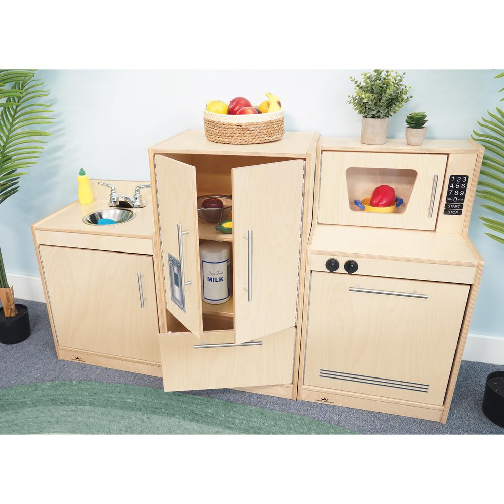Contemporary Refrigerator - Natural