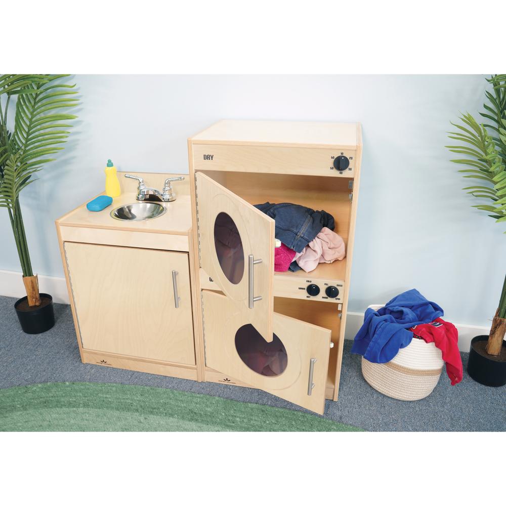Contemporary Washer / Dryer - Natural