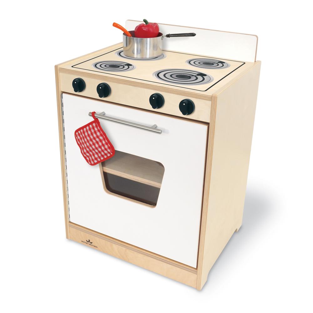 Contemporary Stove - White