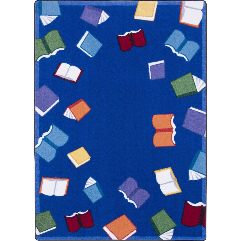 Kid Essentials Fly Away with Reading 7'8" x 10'9" Area Rug in Color Multi