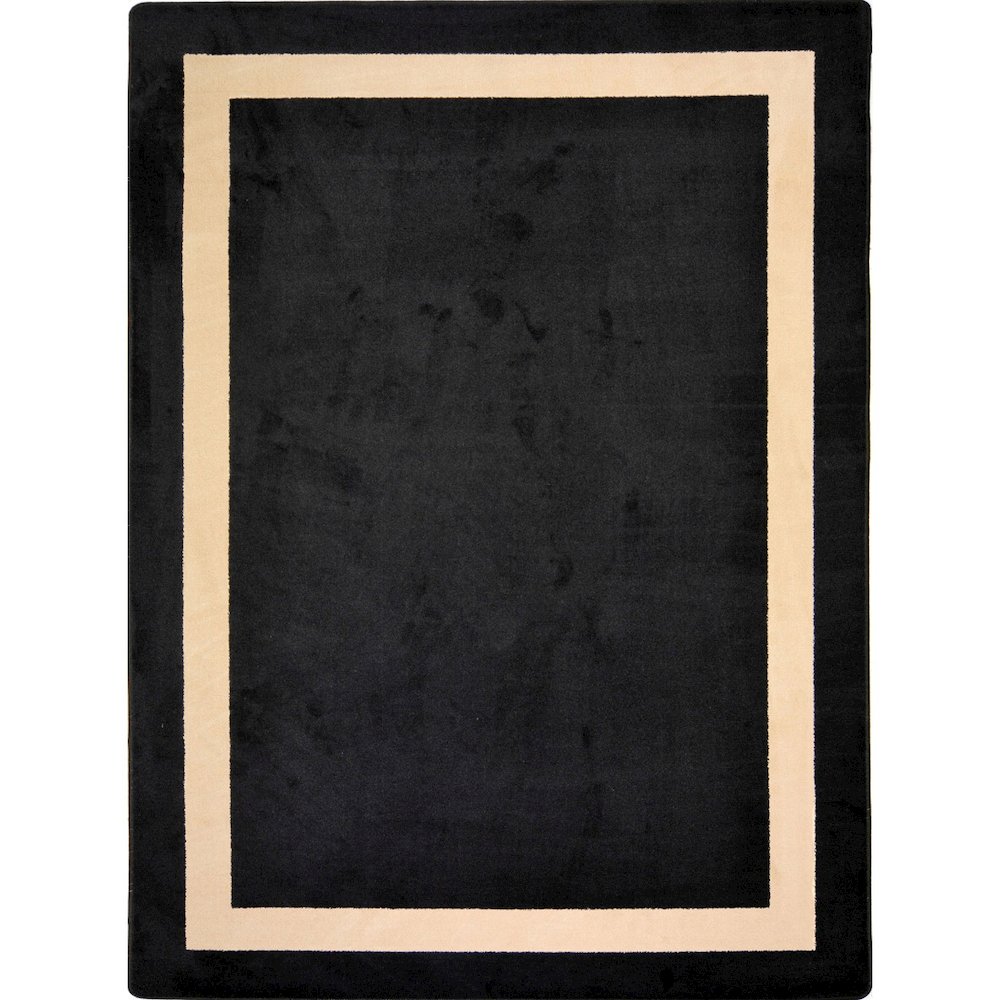 Kid Essentials Portrait 5'4" x 7'8" Area Rug in Color Onyx