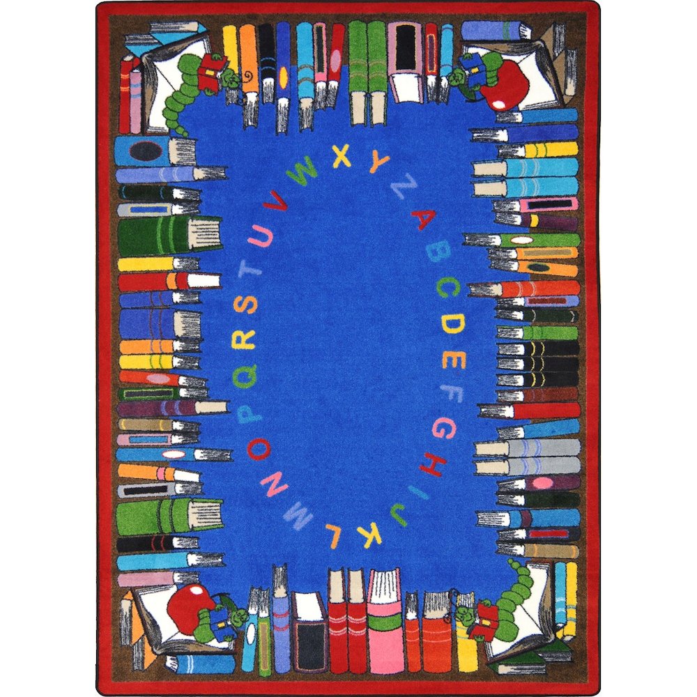 Kid Essentials Read & Learn 7'8" x 10'9" Area Rug in Color Multi