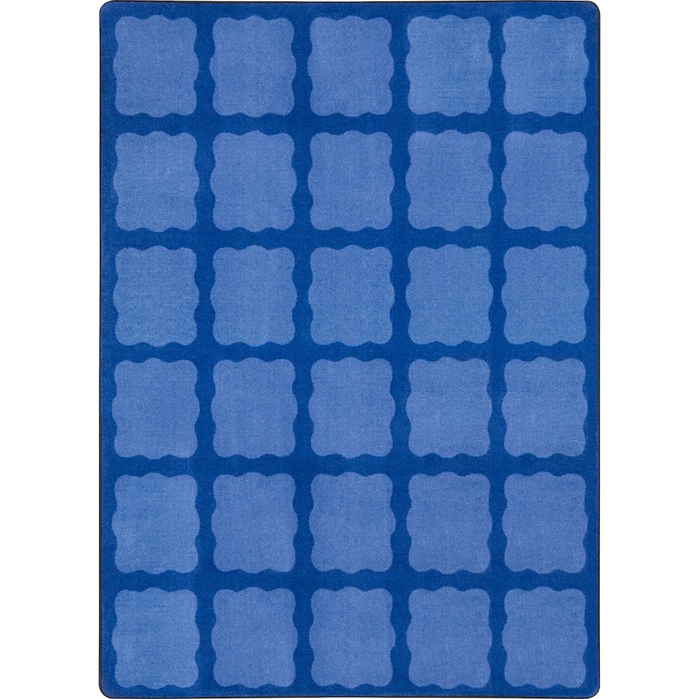 Kid Essentials Simply Squares 10'9" x 13'2" Area Rug in Color Multi