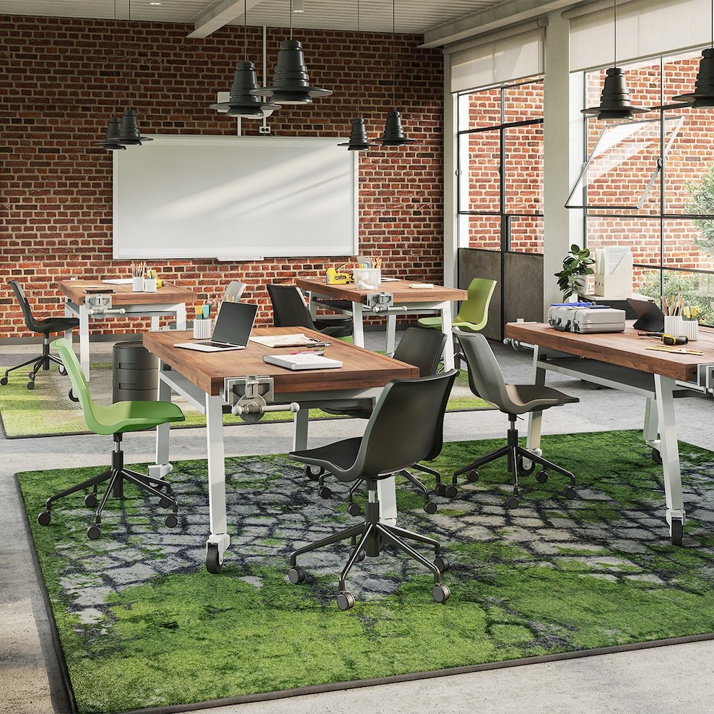 Kid Essentials Grown Up 10'9" x 13'2" Area Rug in Color Meadow