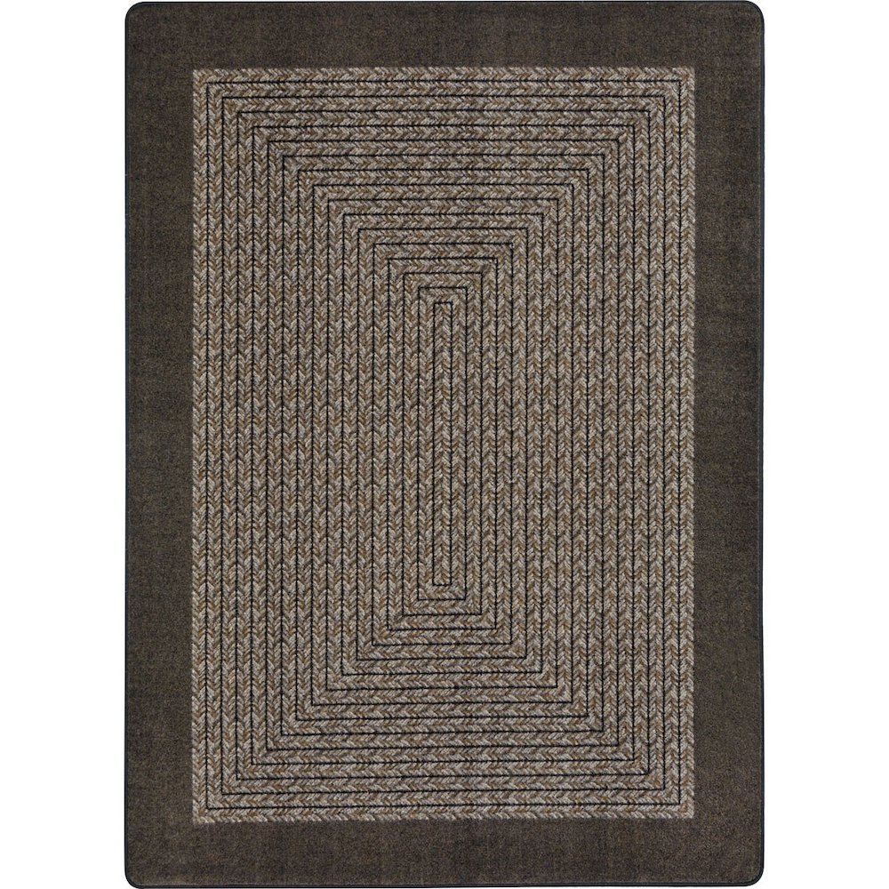 Kid Essentials Like Home 7'8" x 10'9" Area Rug in Color Chocolate