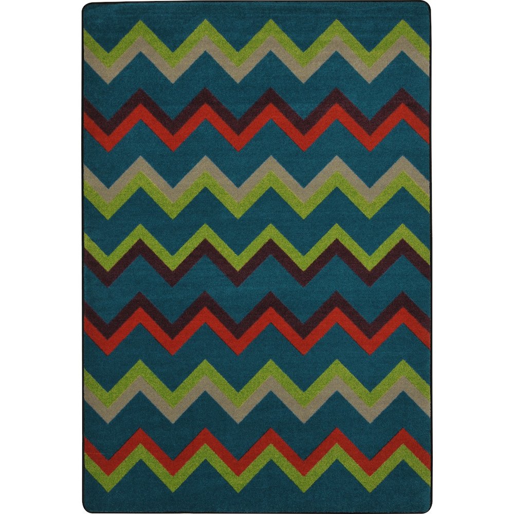 Kid Essentials Sonic 10'9" x 13'2" Area Rug in Color Tropics