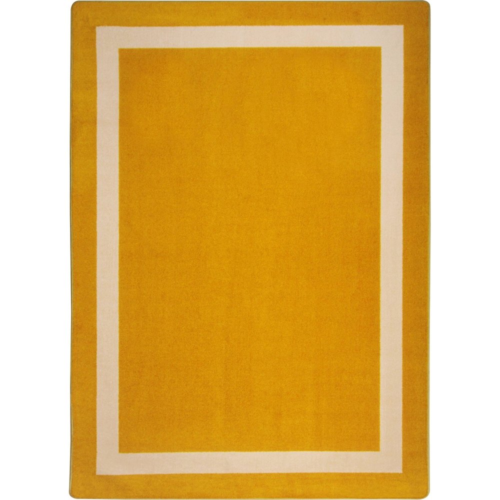 Kid Essentials Portrait 10'9" x 13'2" Area Rug in Color Goldenrod