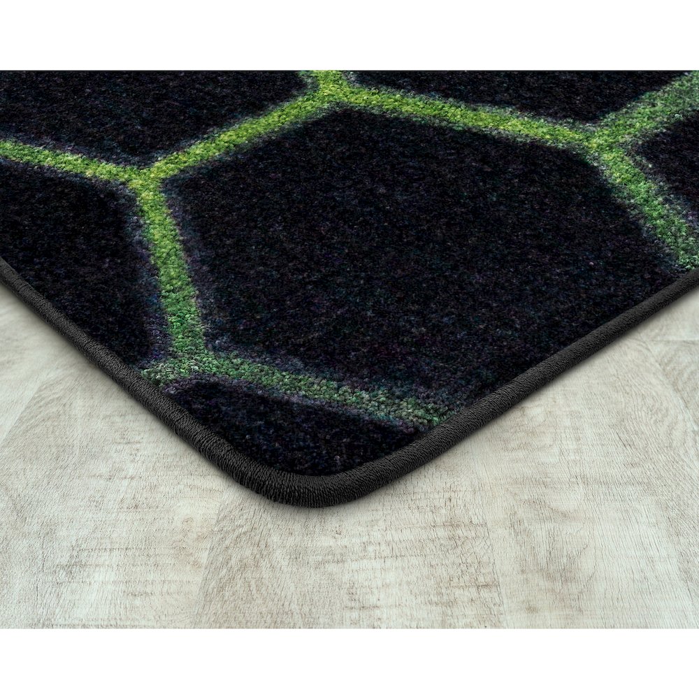 Kid Essentials Breakout 3'10" x 5'4" Area Rug in Color Emerald