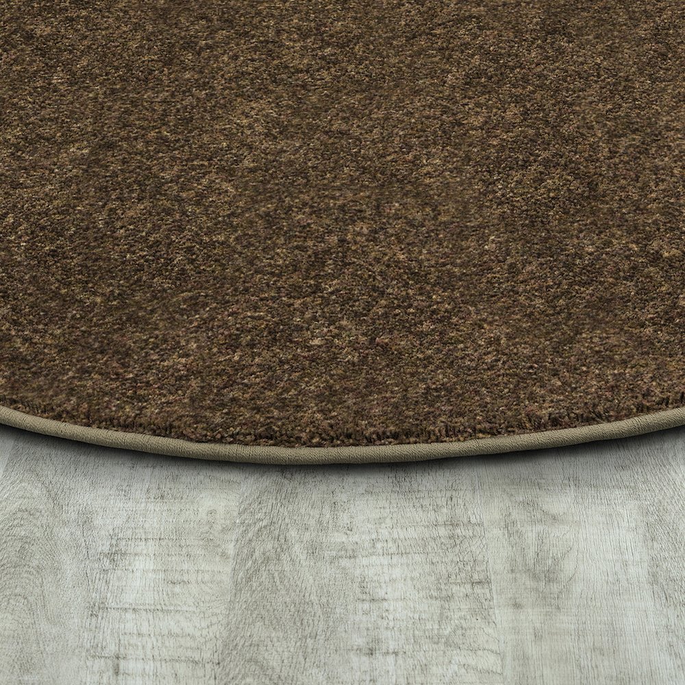 Kid Essentials Endurance 6' x 9' Oval Area Rug in Color Brown