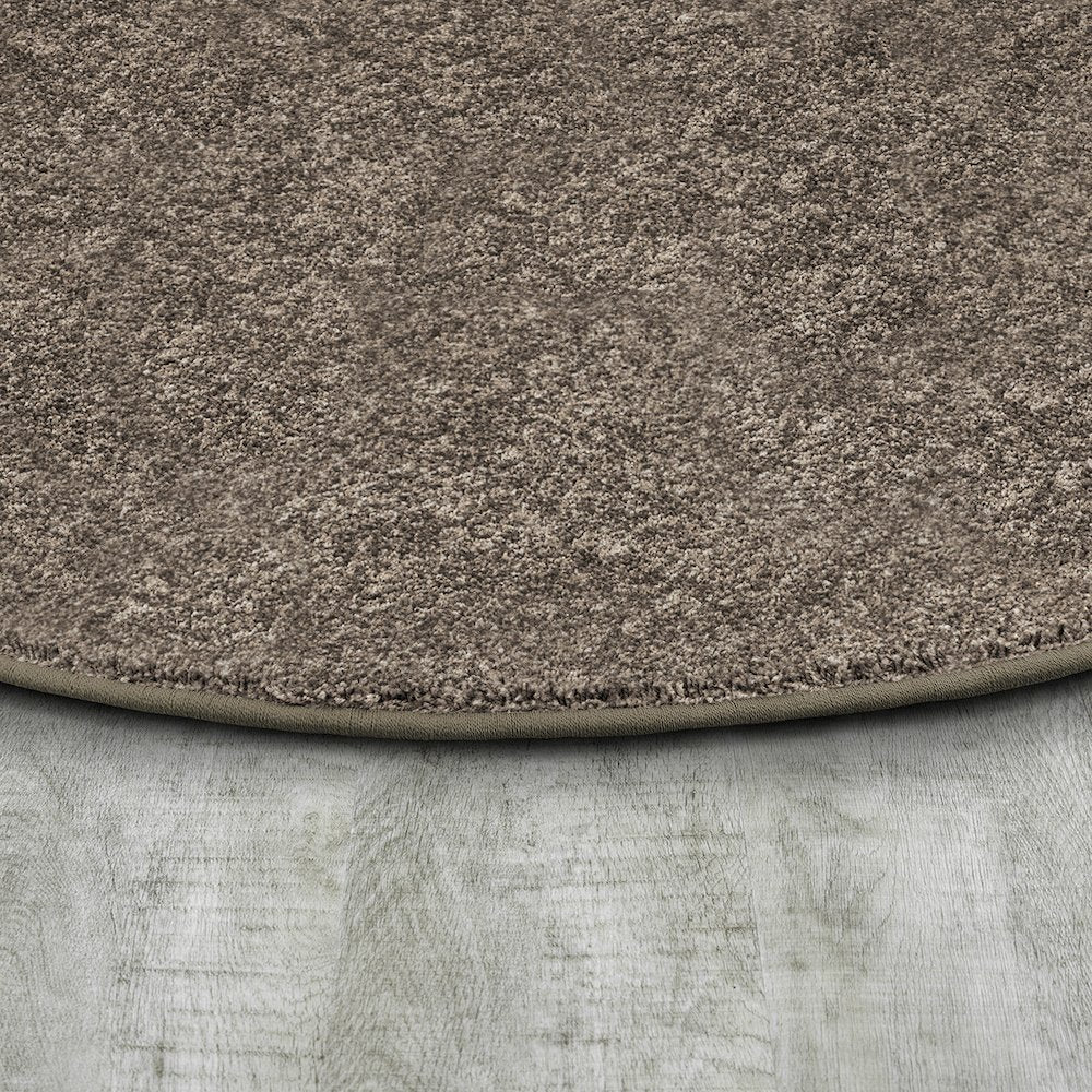 Kid Essentials Endurance 6' x 9' Oval Area Rug in Color Taupe
