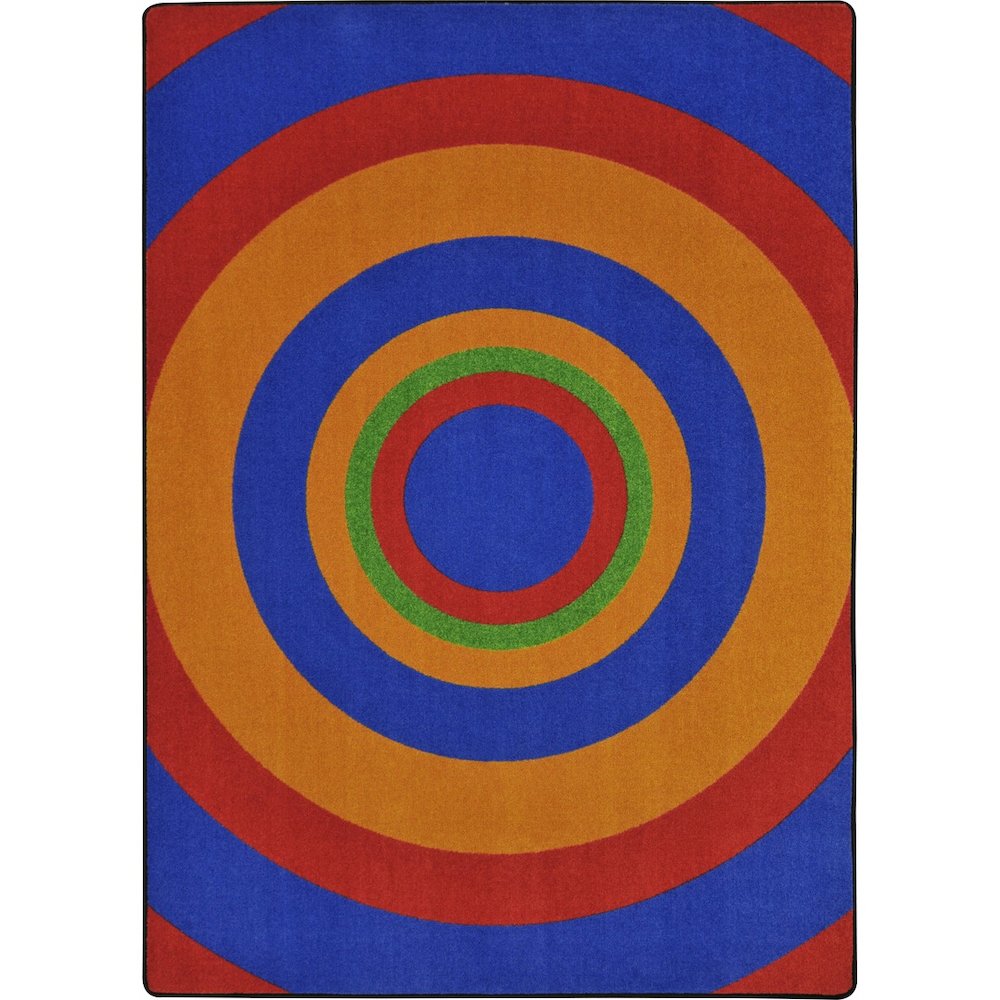 Kid Essentials Fascinate 5'4" x 7'8" Area Rug in Color Primary