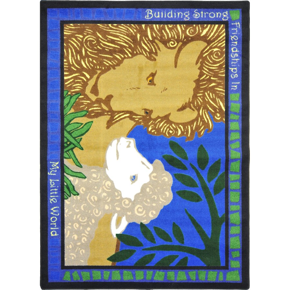 Kid Essentials My Little World 3'10" x 5'4" Area Rug in Color Multi