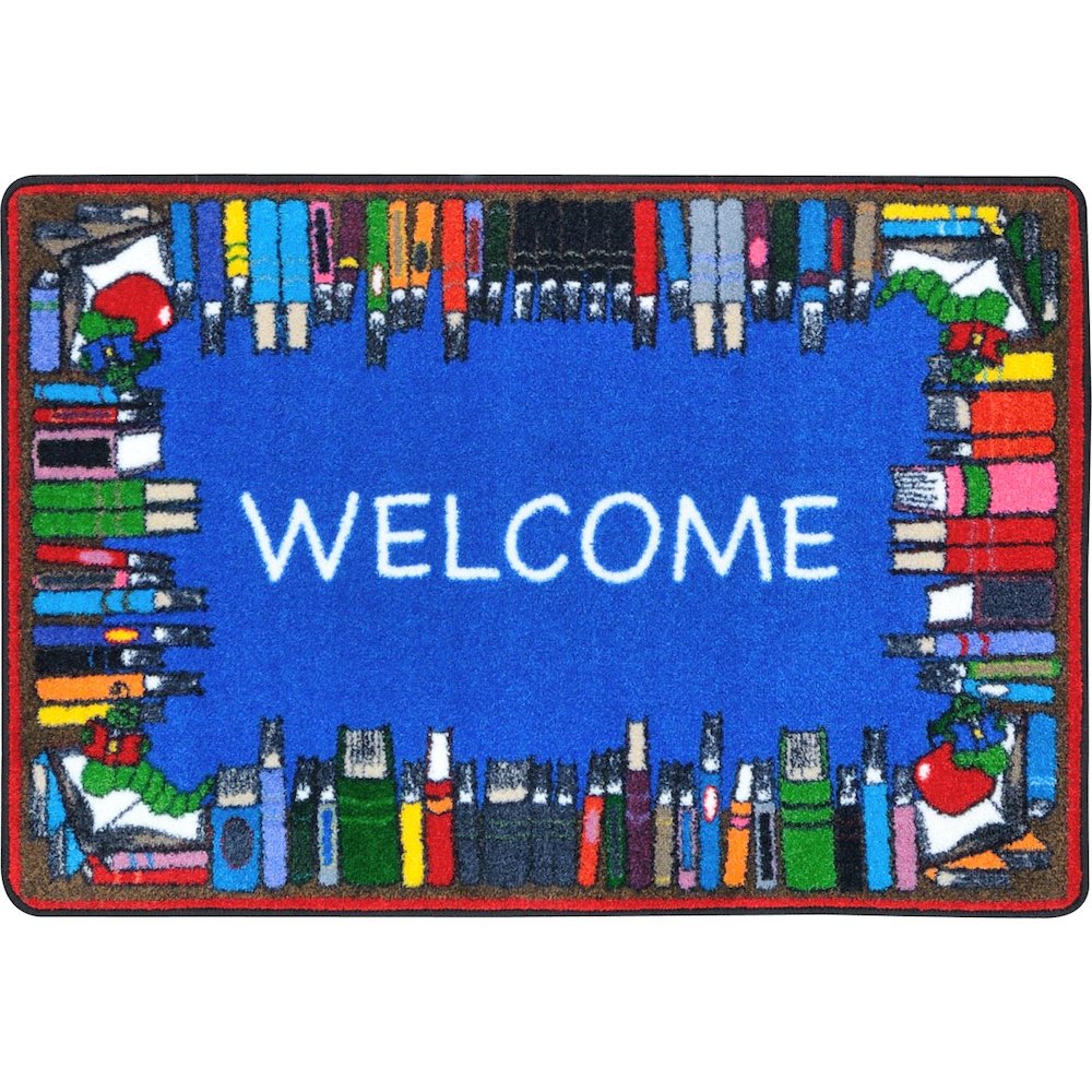 Kid Essentials Read & Learn 2'8" x 3'10" Area Rug in Color Multi