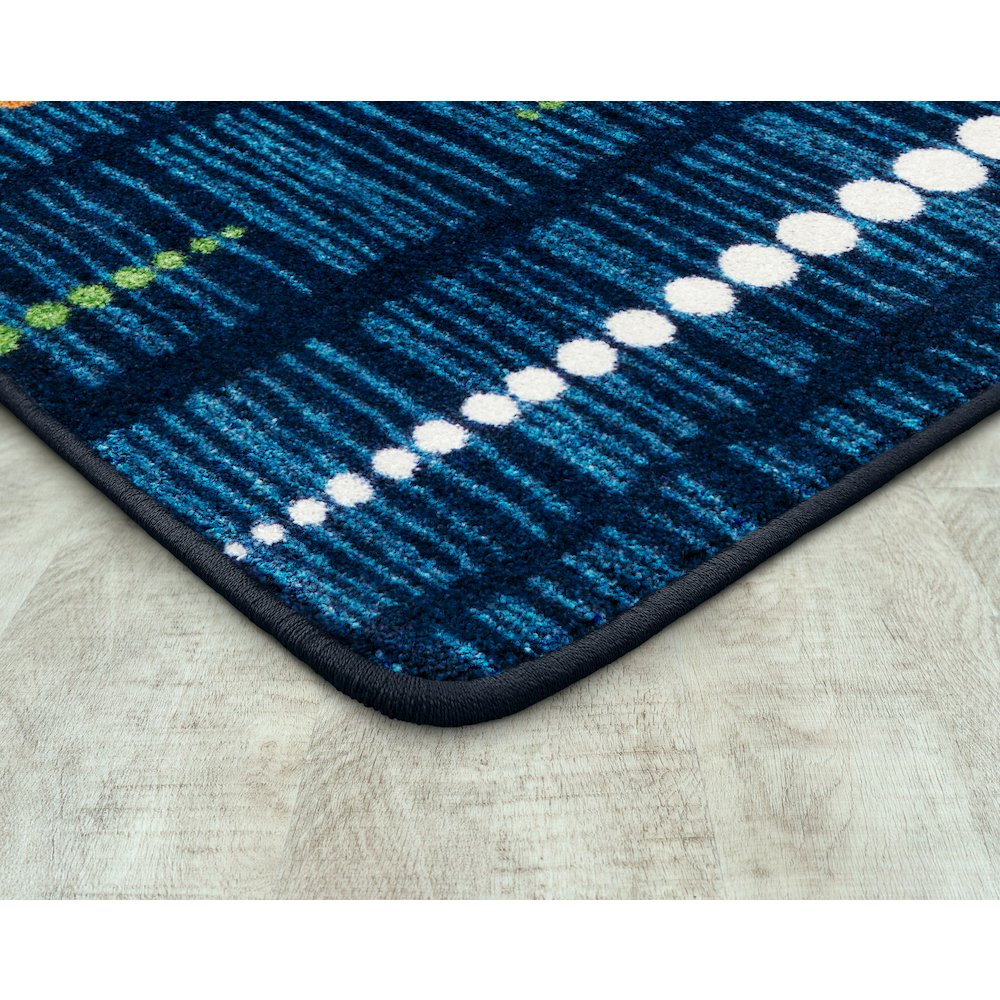 Kid Essentials Recoil 3'10" x 5'4" Area Rug in Color Citrus