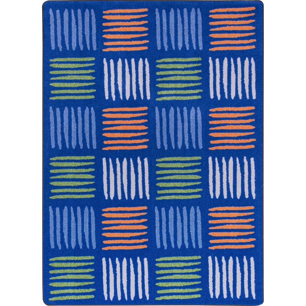 Kid Essentials Right Turn 5'4" x 7'8" Area Rug in Color Multi