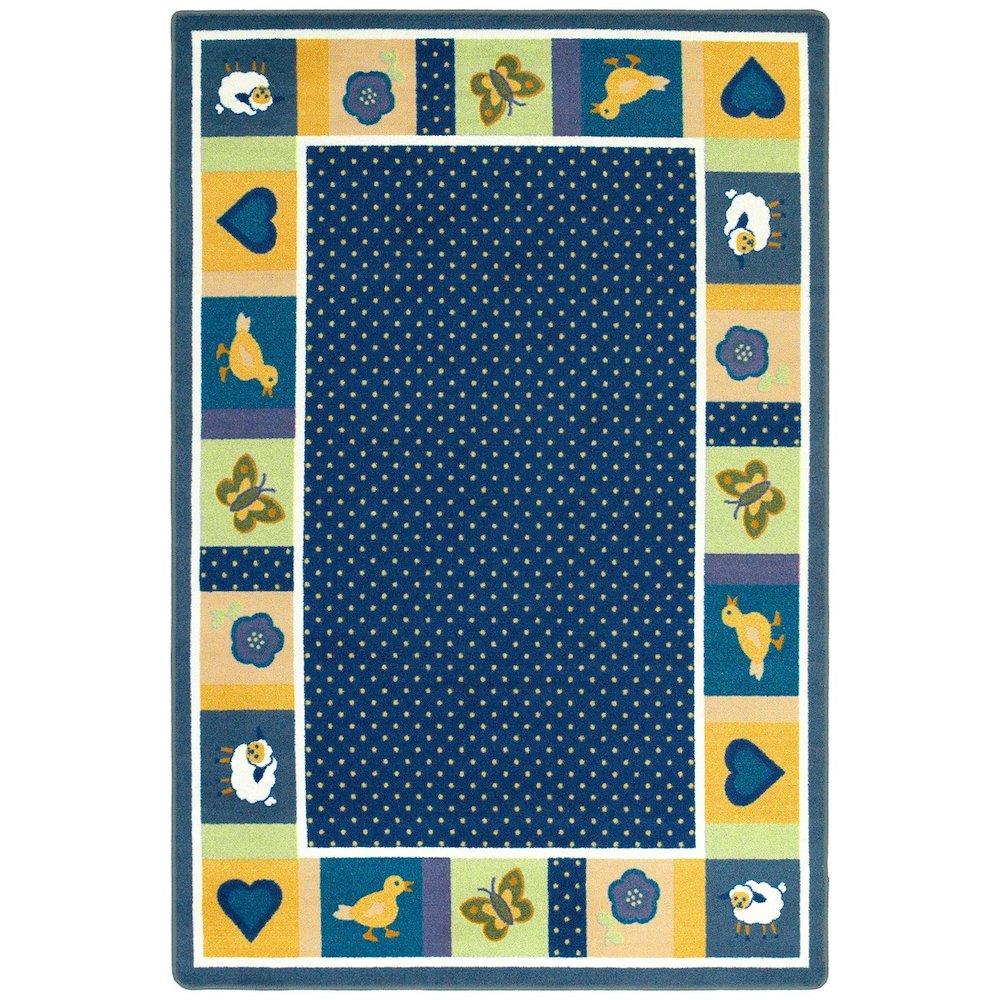 Kid Essentials Seeing Spots 3'10" x 5'4" Area Rug in Color Bold