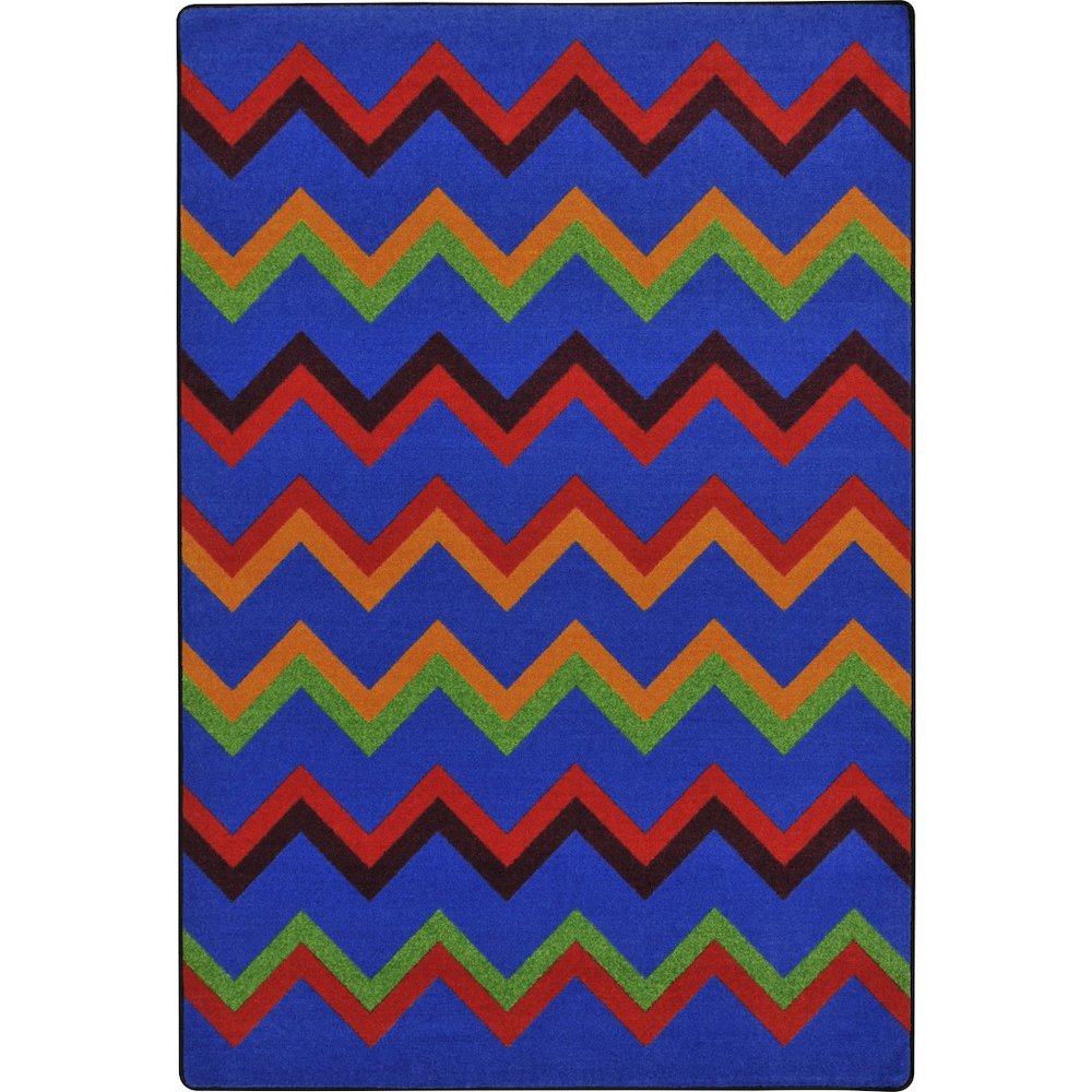 Kid Essentials Sonic 5'4" x 7'8" Area Rug in Color Primary