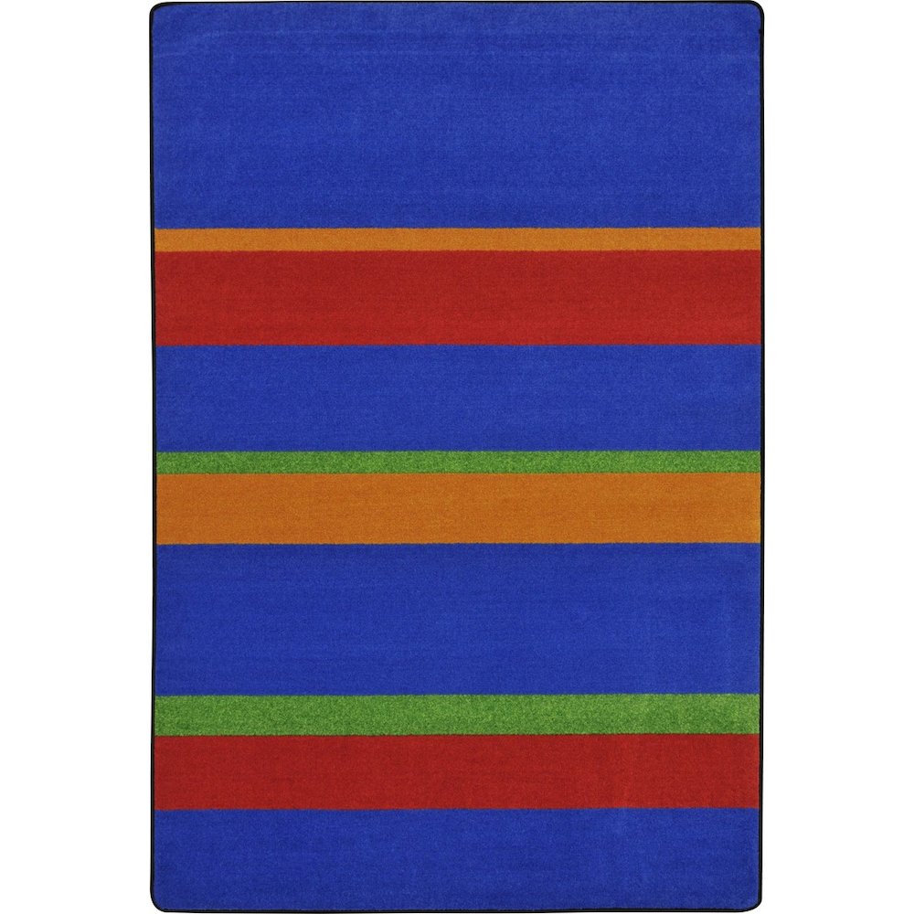 Kid Essentials Straight and Narrow 5'4" x 7'8" Area Rug in Color Primary
