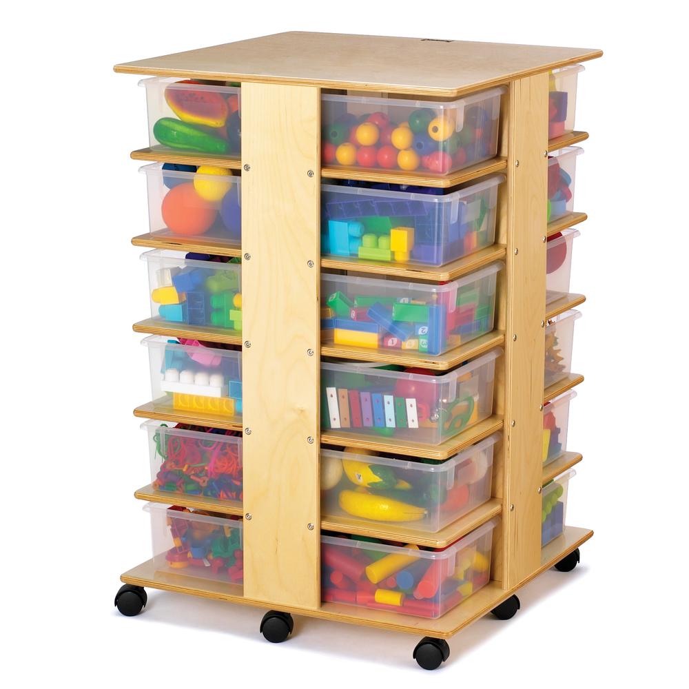 24 Tub Tower - with Clear Tubs