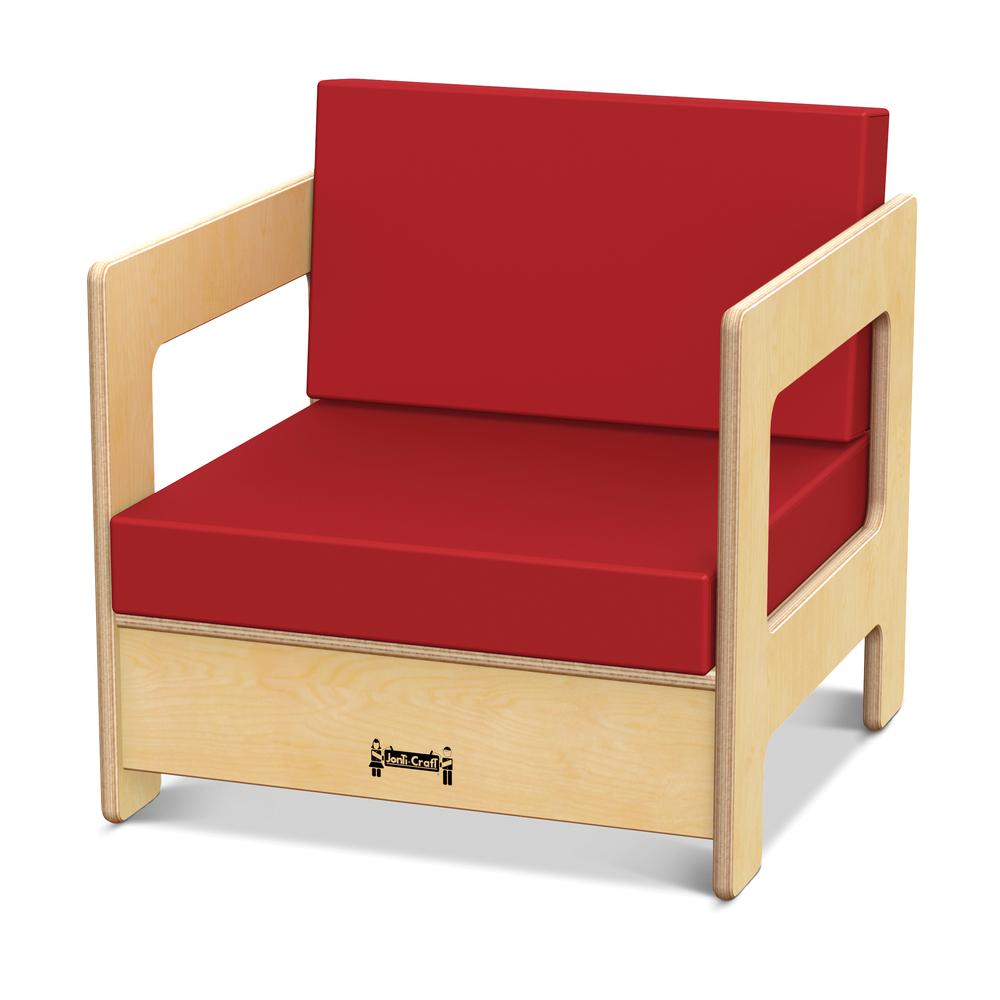 Living Room Easy Chair - Red