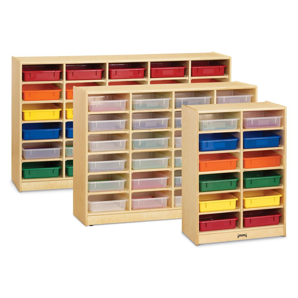 24 Paper-Tray Mobile Storage - with Clear Paper-Trays