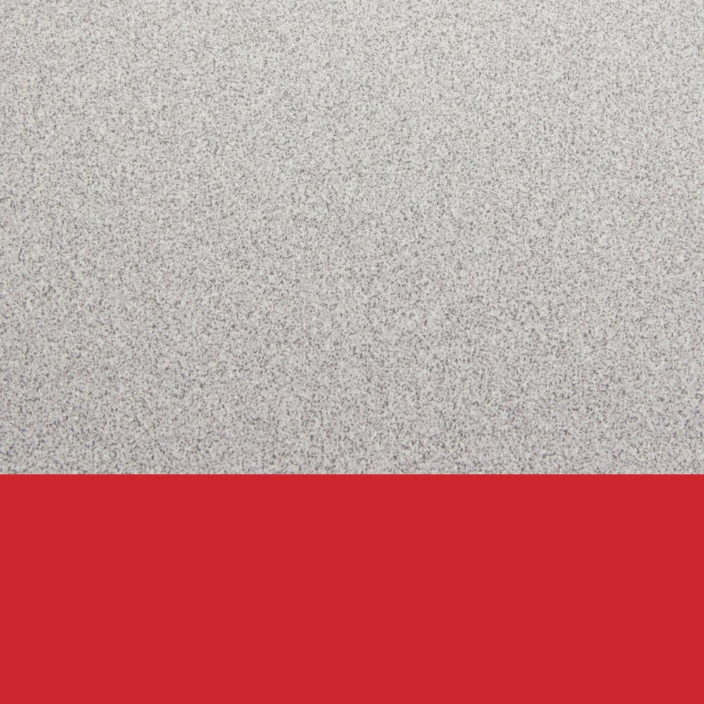 Round Activity Table - 36" Diameter, Mobile - Gray/Red/Gray