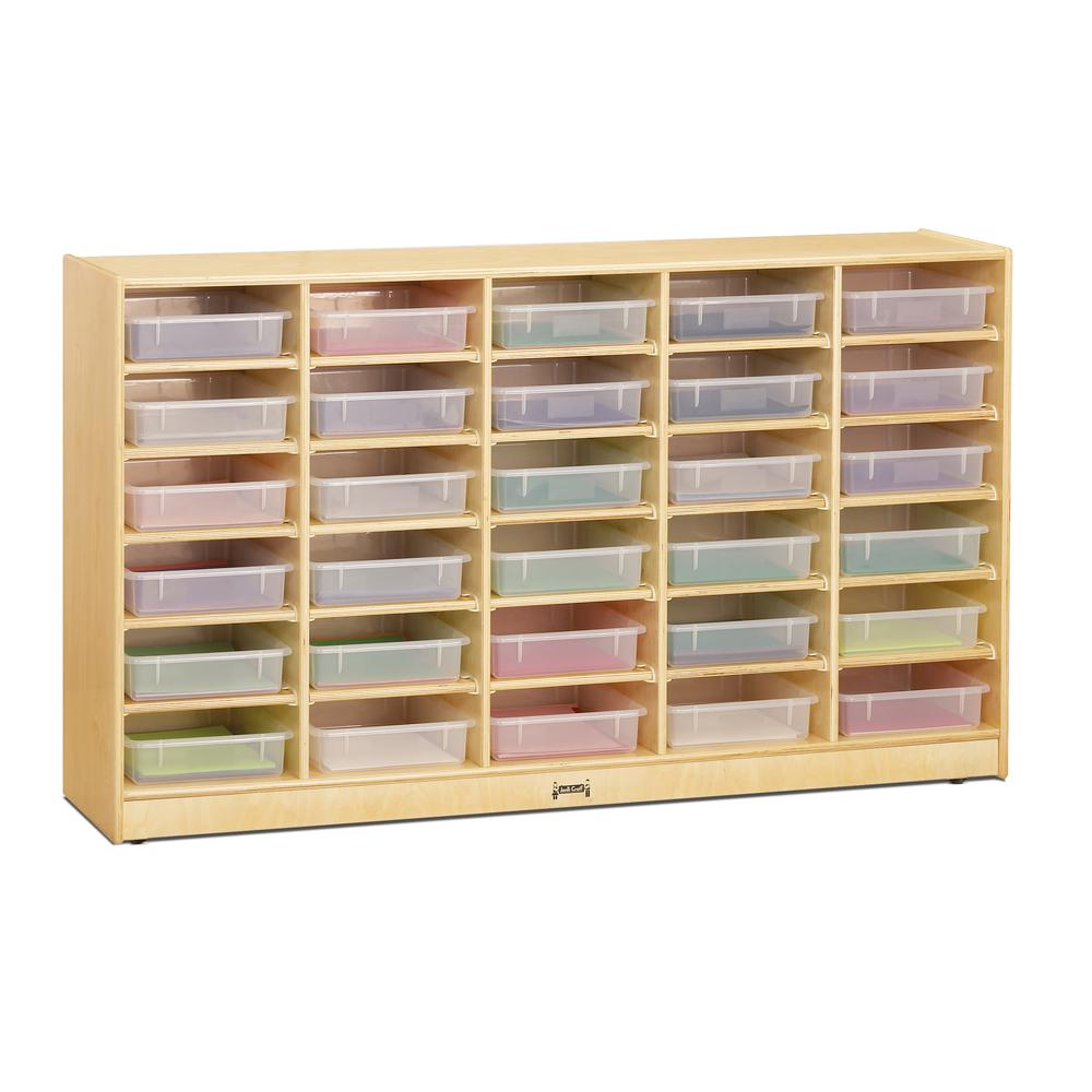 30 Paper-Tray Mobile Storage - with Clear Paper-Trays