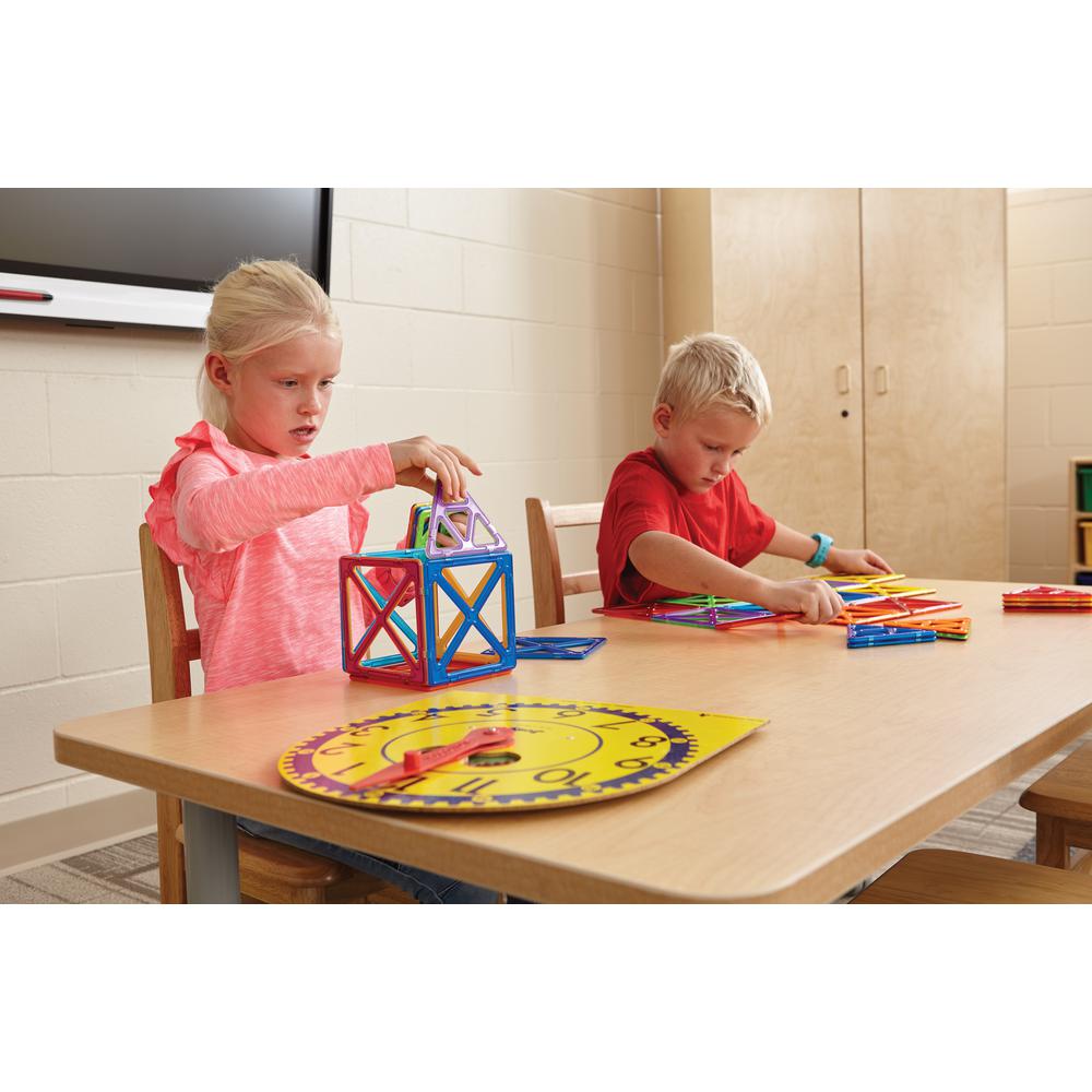 Rectangle Activity Table - 30" X 48", Mobile - Maple/Maple/Gray