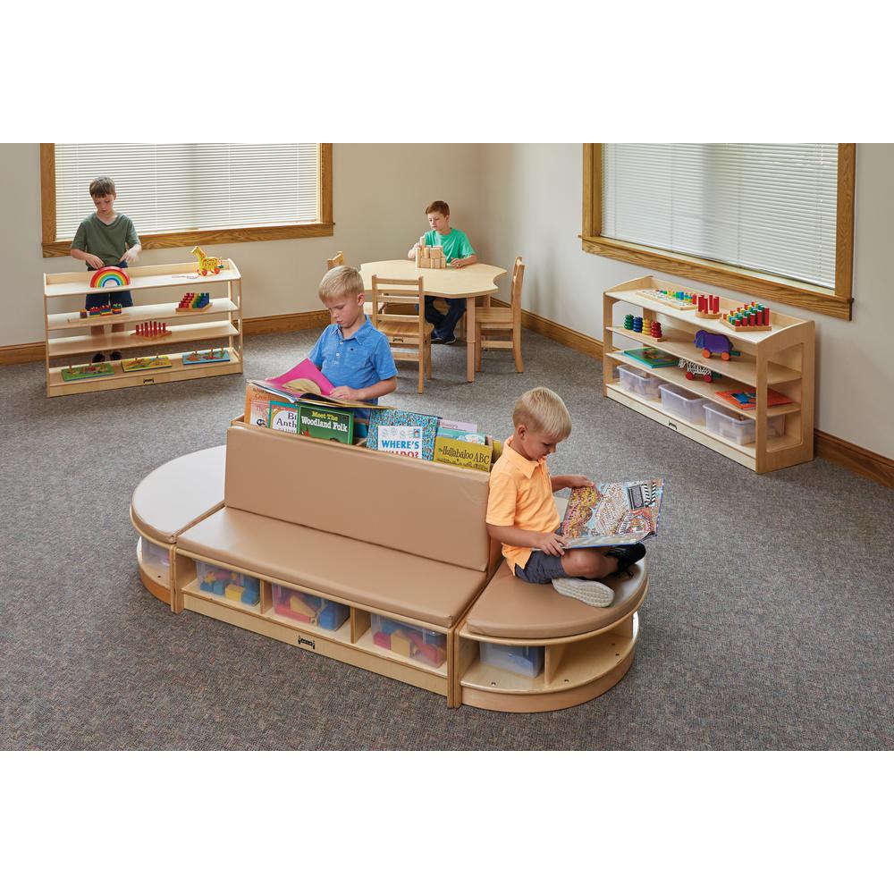 Jonti-Craft® Read-a-Round Couch - Wheat
