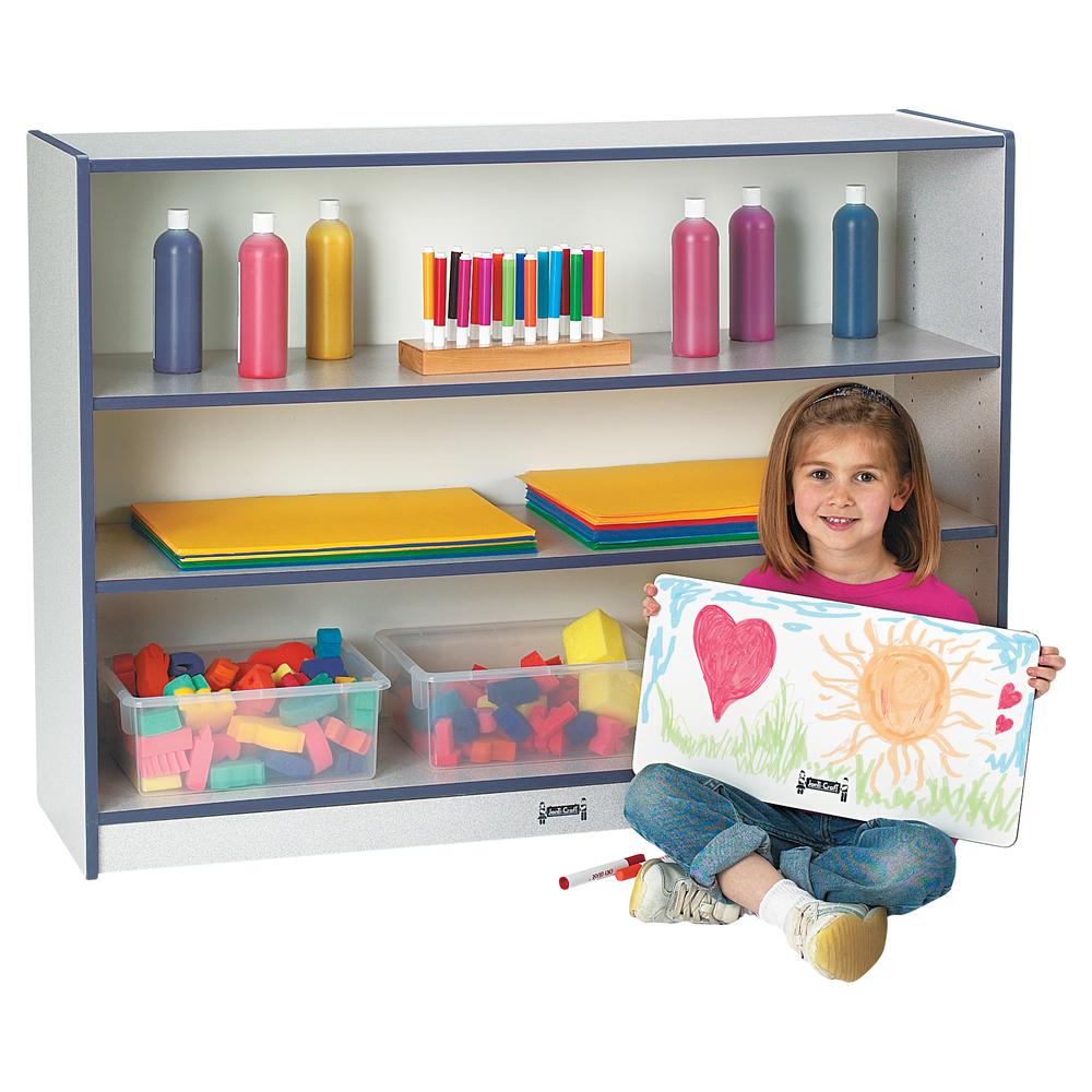 Super-Sized Adjustable Bookcase - Navy