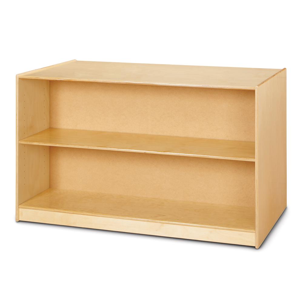 Double-Sided Island – Straight Shelf Storage