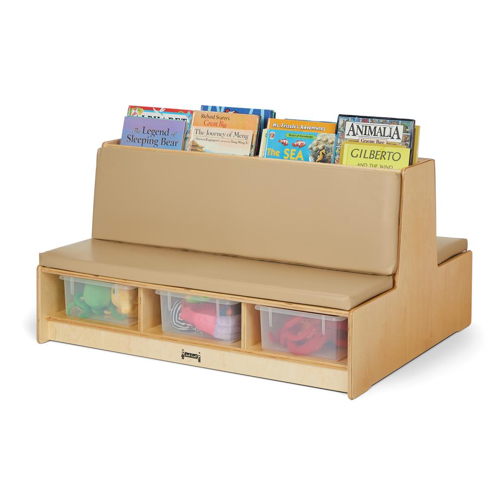 Jonti-Craft® Read-a-Round Couch - Wheat