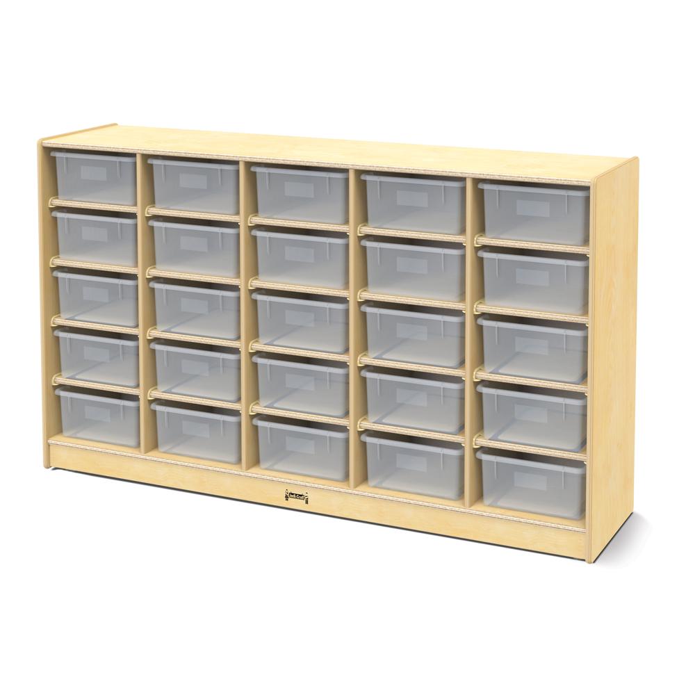 25 Tub Mobile Storage - with Clear Tubs