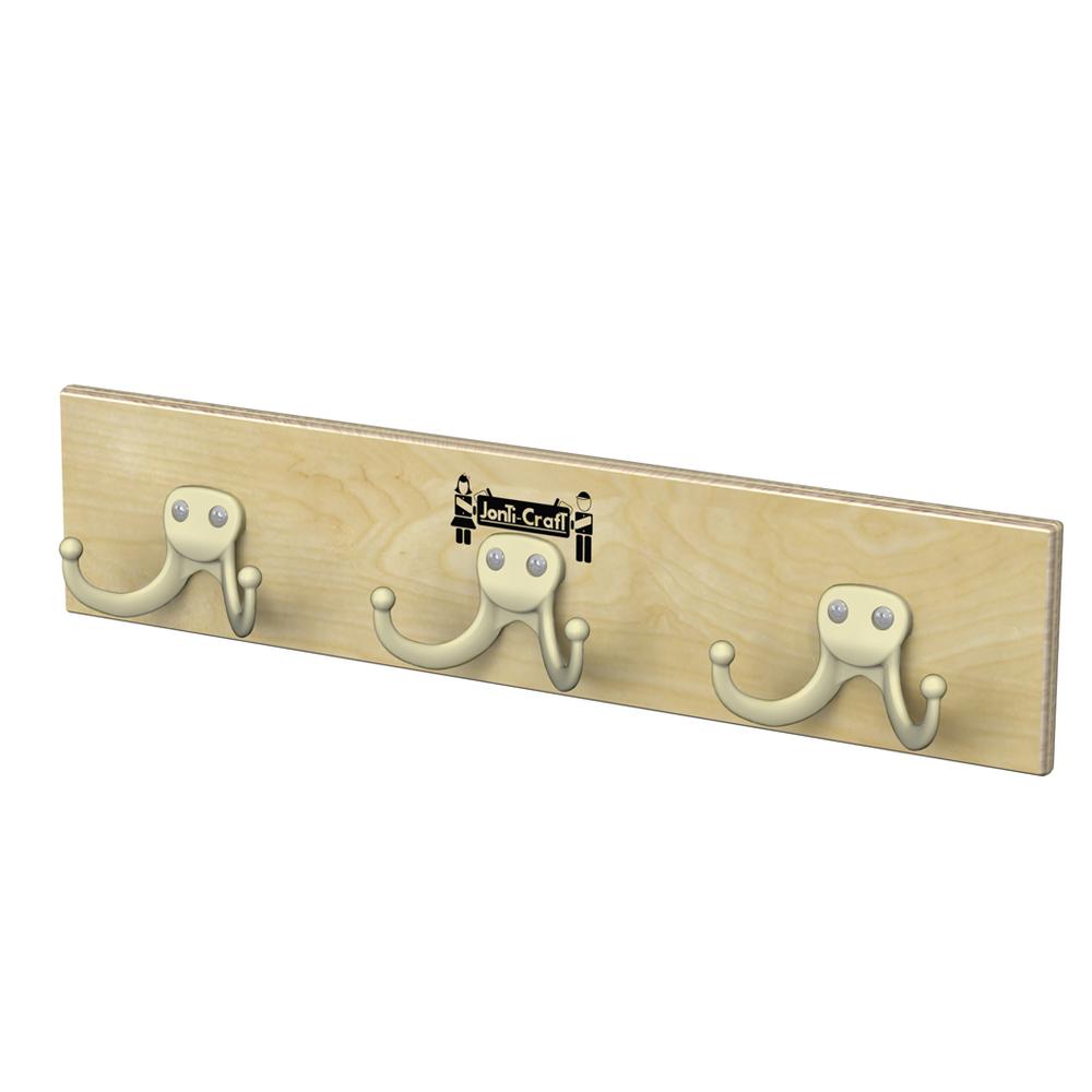 Wall Mount Coat Rail - 7 Hooks