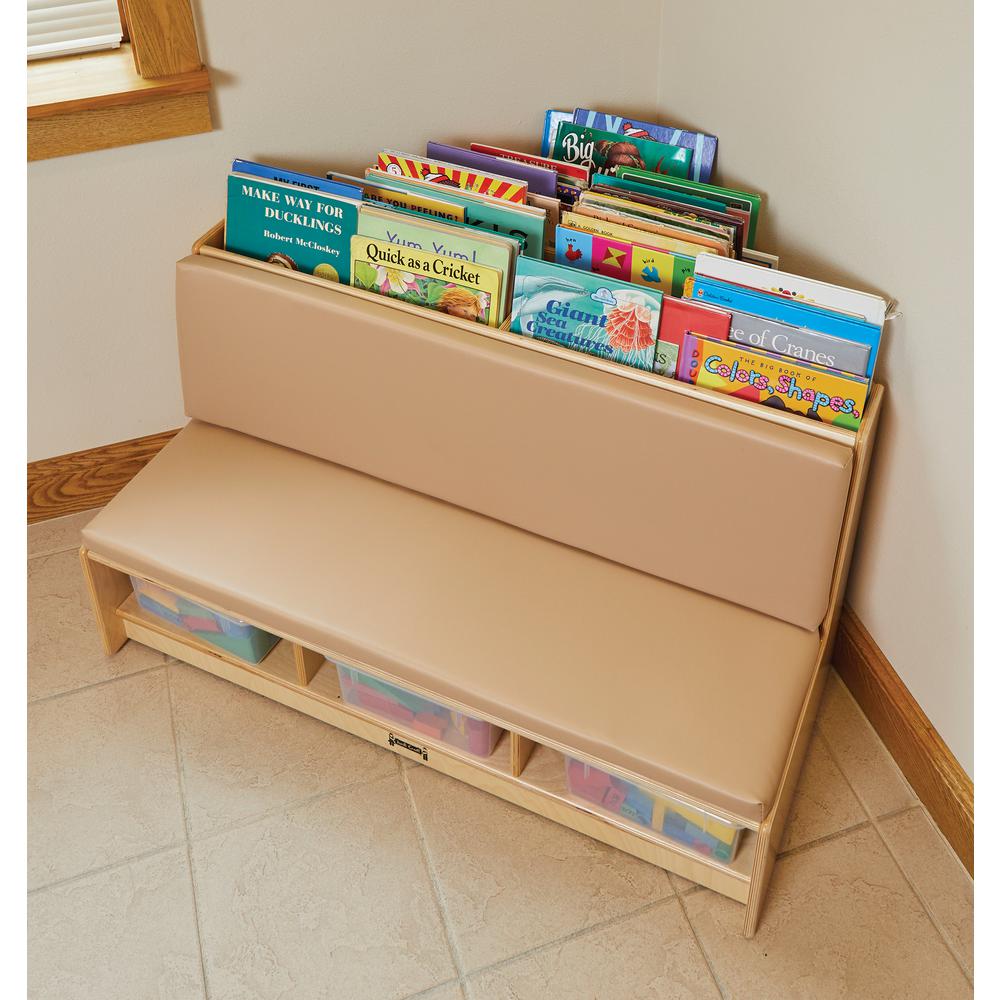 Jonti-Craft® Corner Literacy Nook - Wheat