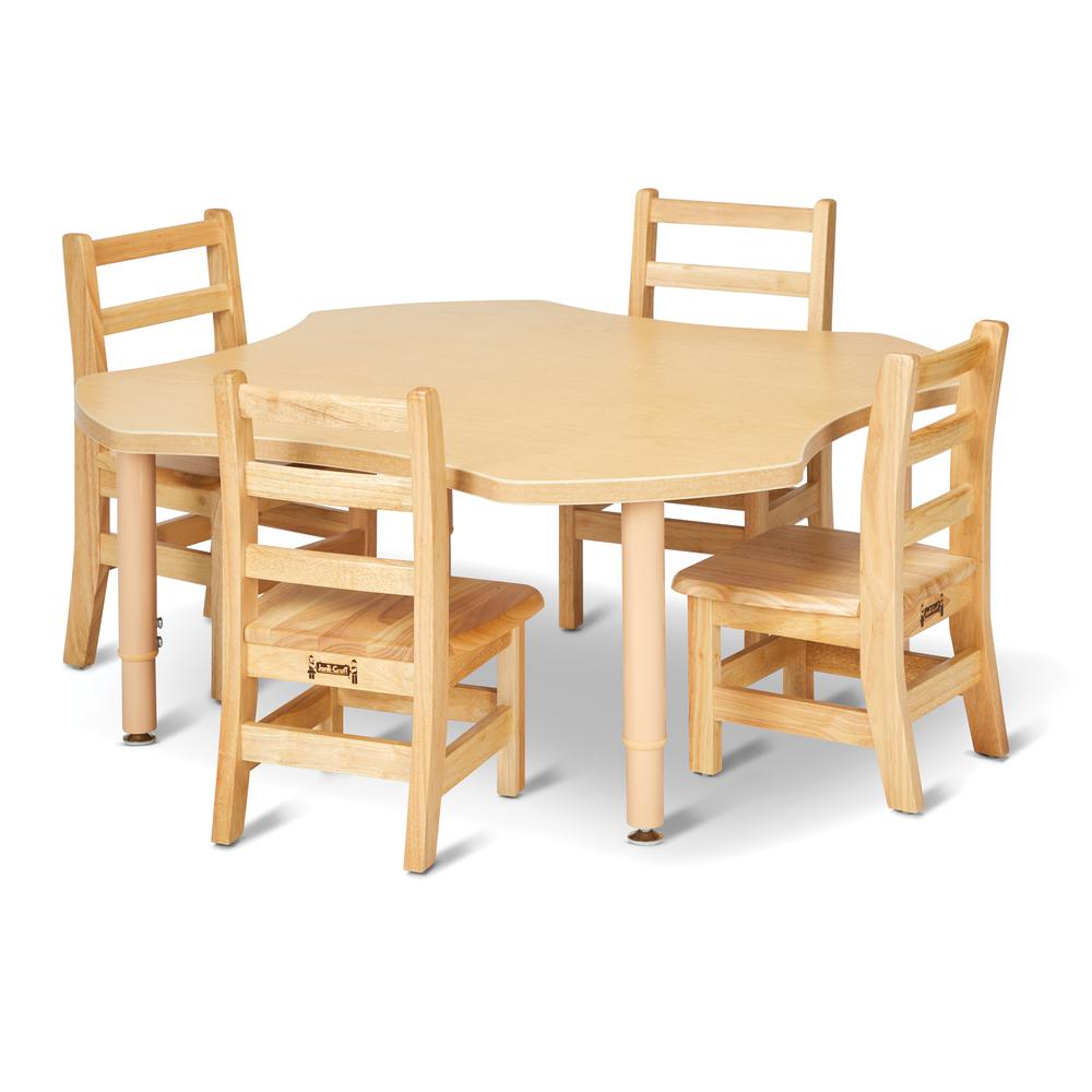 Jonti-Craft® Purpose+ Four Leaf Table