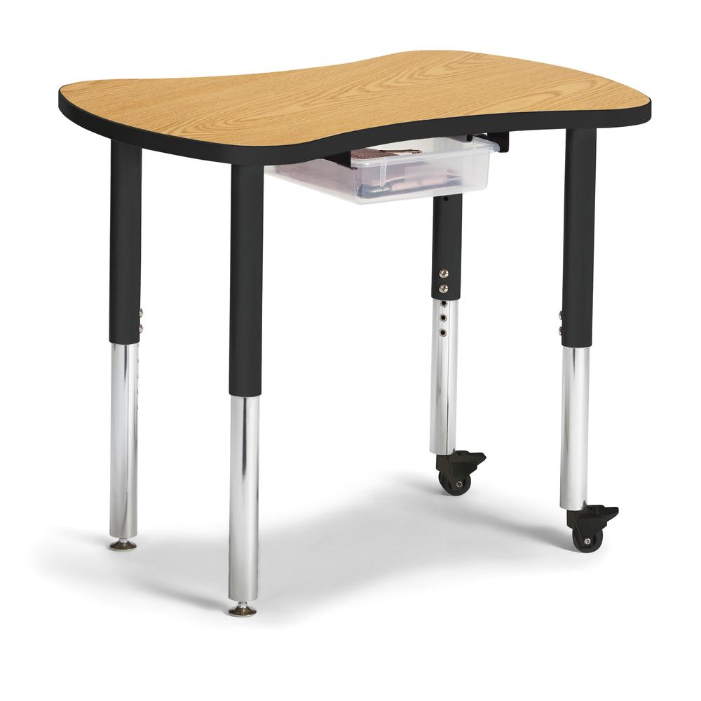 Collaborative Bowtie Table - 24" X 35" - Oak/Black