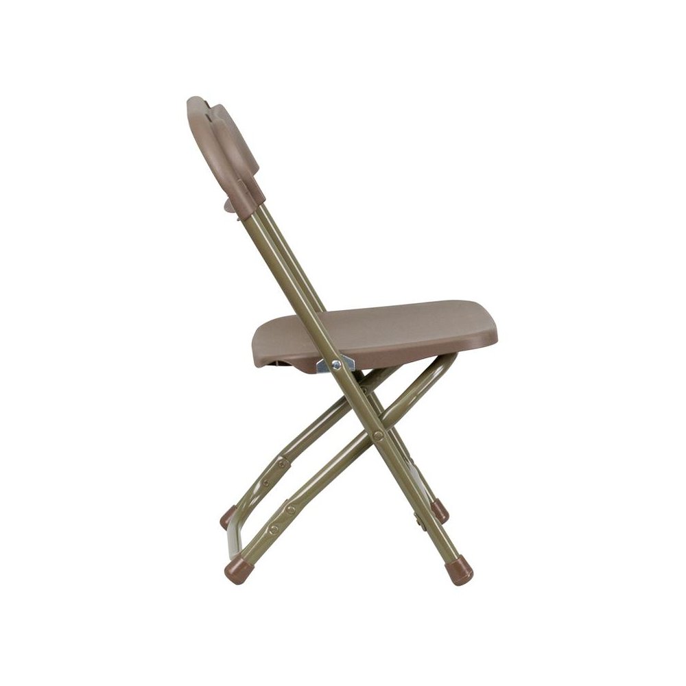 Kids Brown Plastic Folding Chair