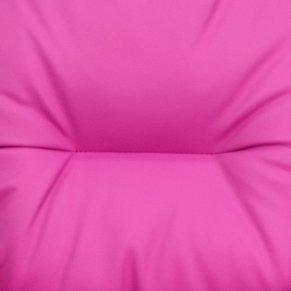 Contemporary Hot Pink Vinyl Kids Recliner with Cup Holder