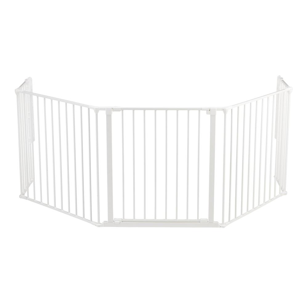 Flex XL Hearth Safety Gate 35.4" - 109.5", White