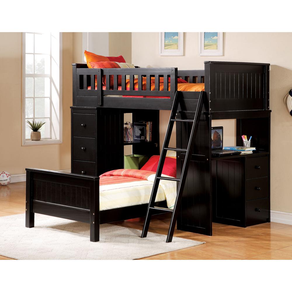 Willoughby Twin Bed Black
