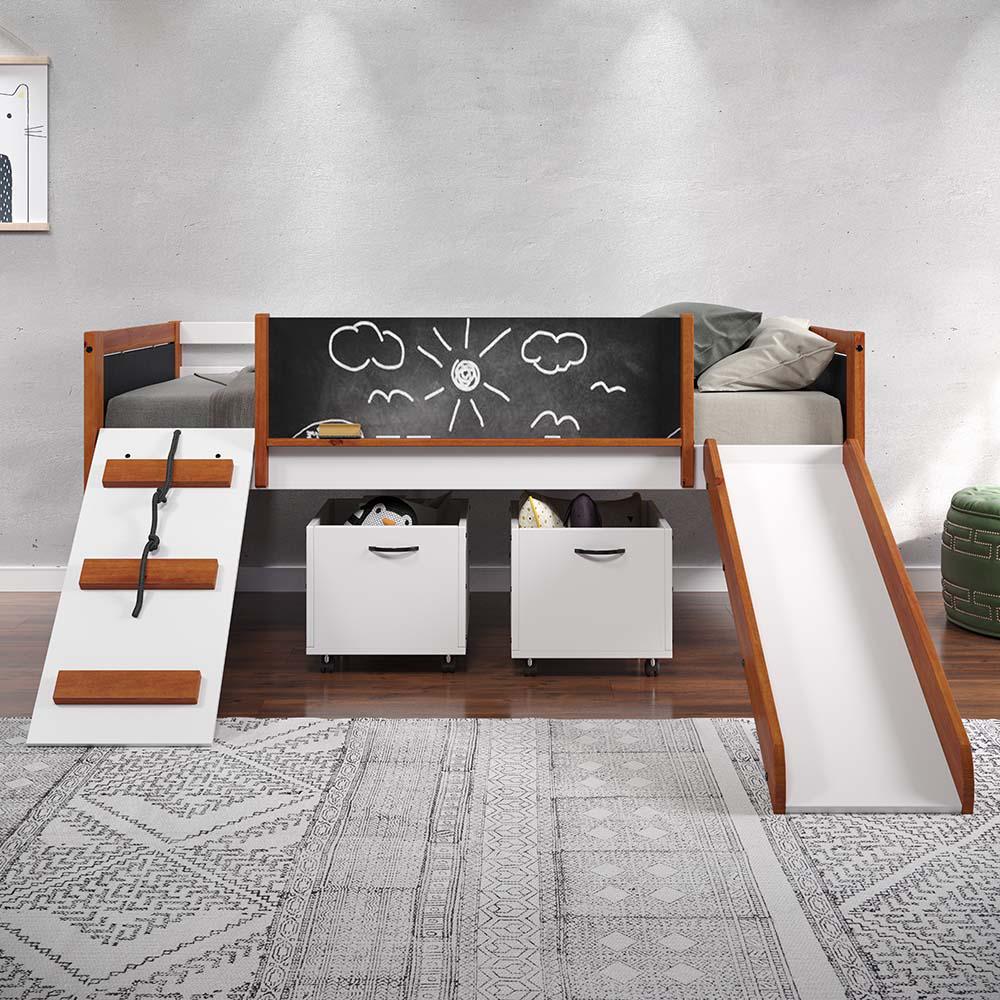 Aurea 2 Toy Boxes-Optional Cherry Oak & White