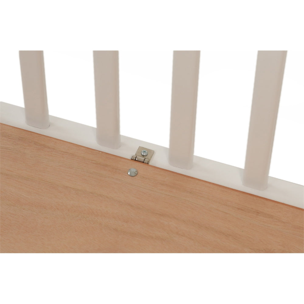 The Little Wood Crib-Mini/Portable Folding Wood Crib-White