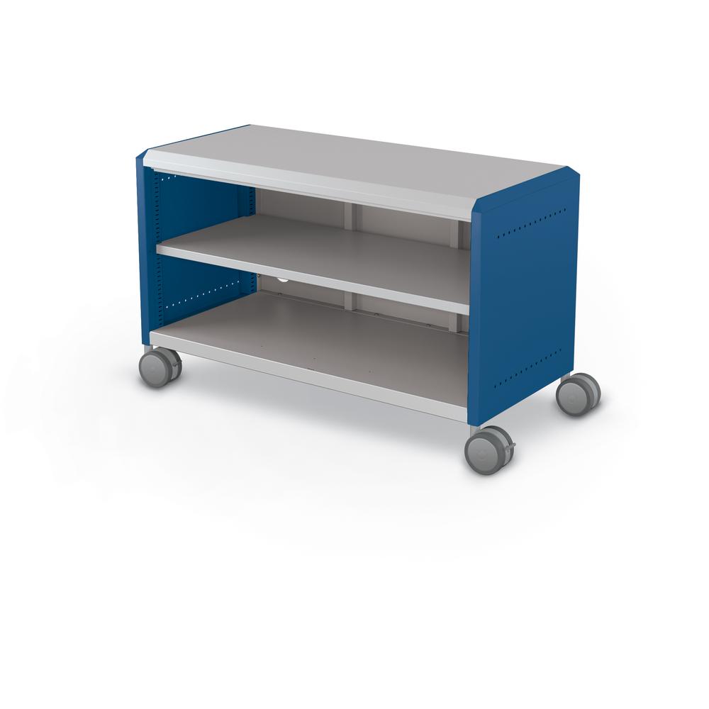 Compass Cabinet - Maxi H1 -Shelves / Casters - Navy
