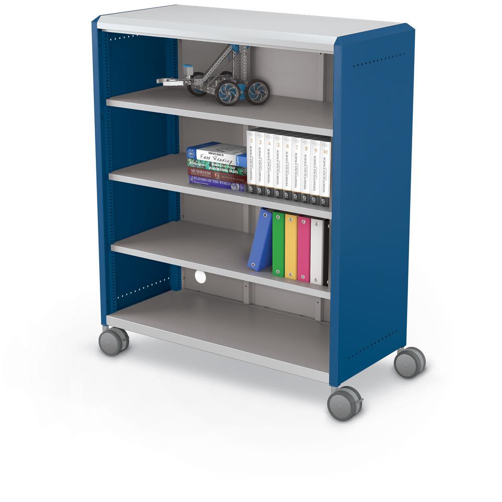 Compass Cabinet - Maxi H3 -Shelves / Casters - Navy