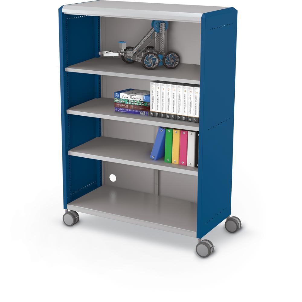 Compass Cabinet - Grande -Shelves / Casters - Navy