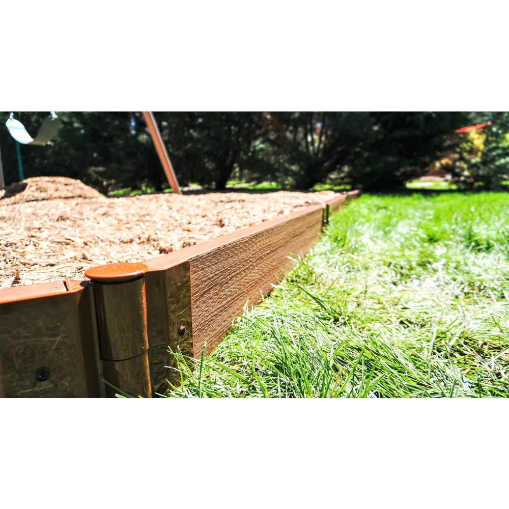 Classic Sienna Straight Playground Border 16’ – 2” Profile