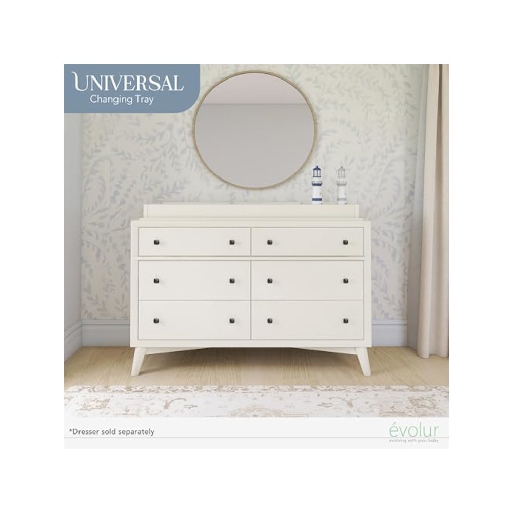 Evolur I Modern Changing Tray I Full Assembly I Lasting Quality, 850-VB